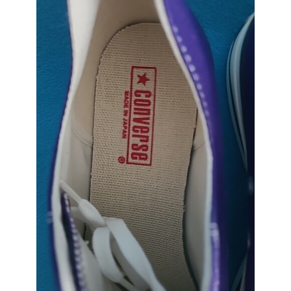 CONVERSE CANVAS ALL STAR J OX 31312200 Purple Made in Japan Sz 8.5 - Picture 3 of 16